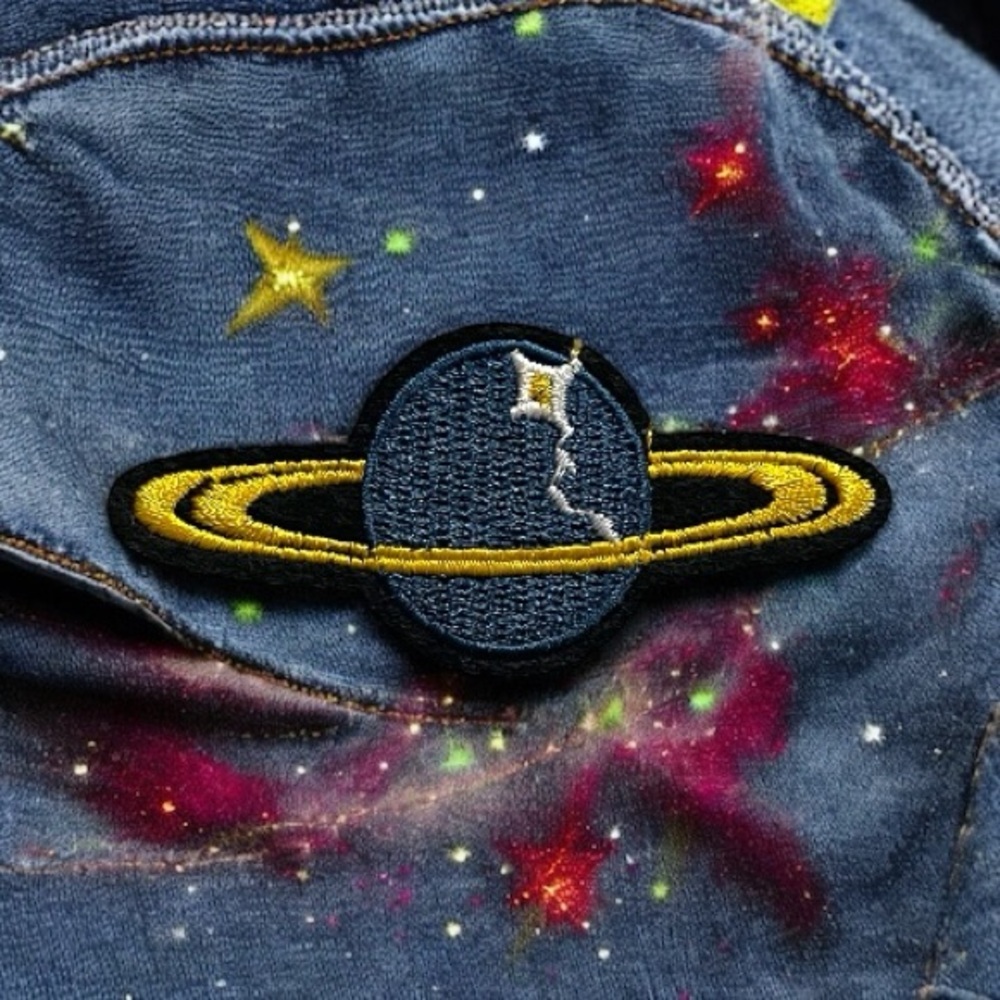 Embroidered Planet Patch